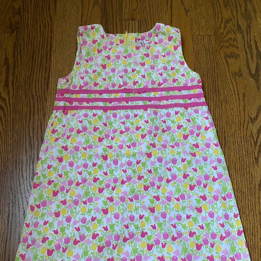 Lilly Pulitzer gils scalloped tulip shift dress